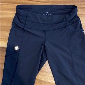 Athleta Capri Leggings XXS Black